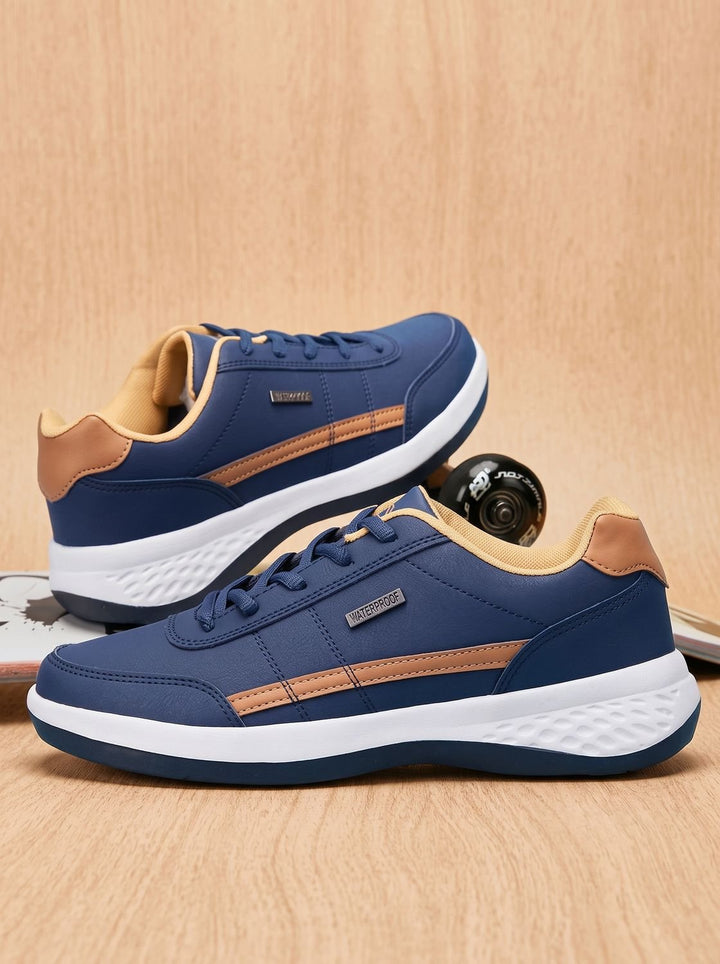 Herren Orthopädische Wasserdichte Schnürschuhe Rutschfeste Sneaker