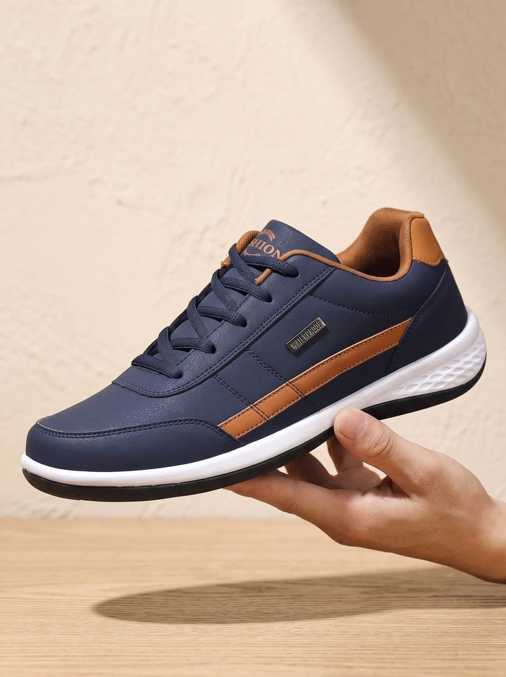 Herren Orthopädische Wasserdichte Schnürschuhe Rutschfeste Sneaker