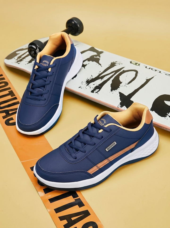 Herren Orthopädische Wasserdichte Schnürschuhe Rutschfeste Sneaker