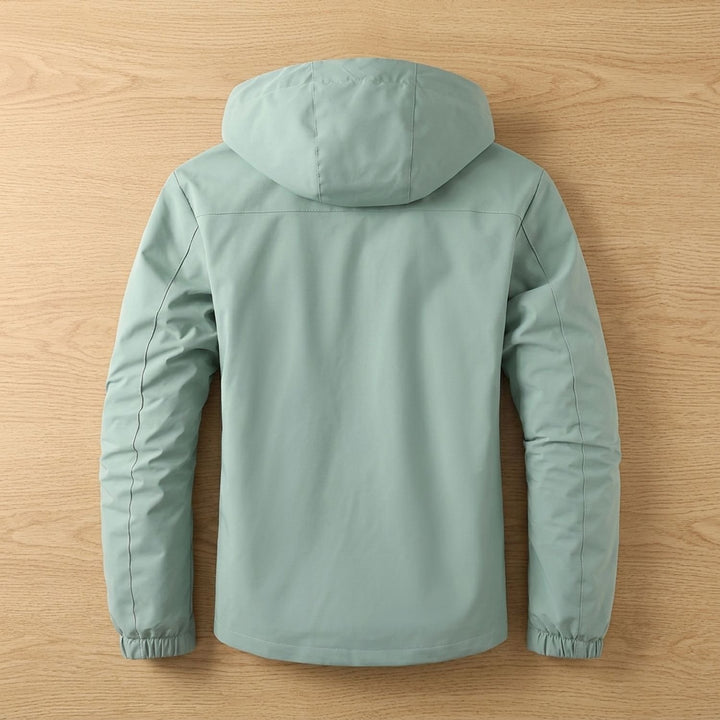 Herren Outdoor Winterjacke Kapuze Winddicht Mehrere Taschen