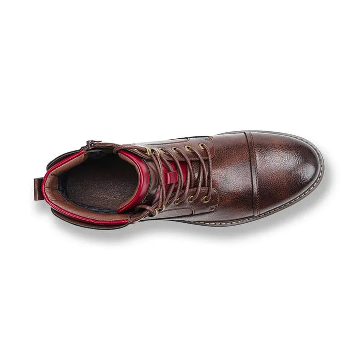 Herren Schnürstiefel aus Leder klassische Oxford Mens Boots