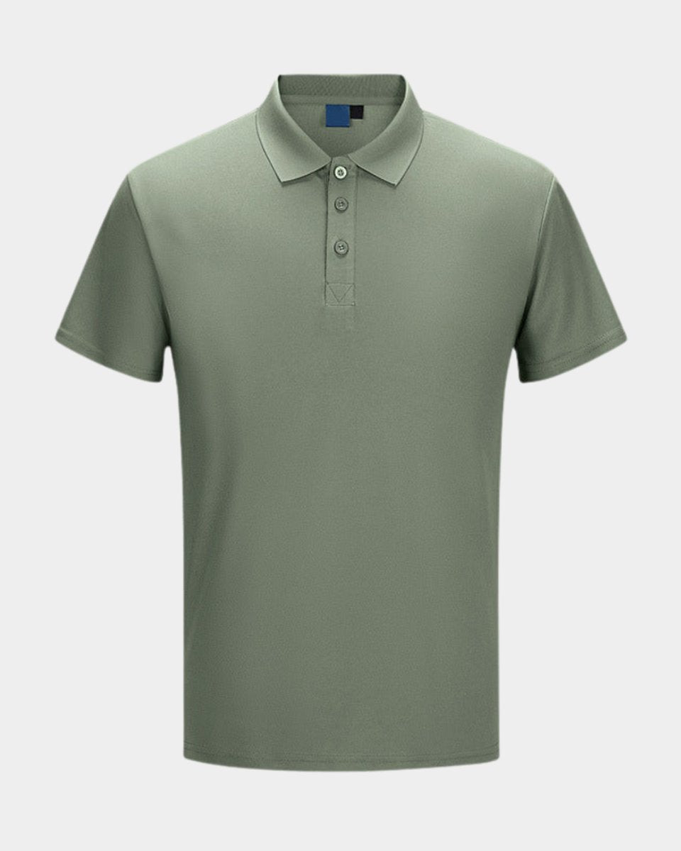 Herren Slim-Fit Kurzarm Poloshirt mit Knopfleiste
