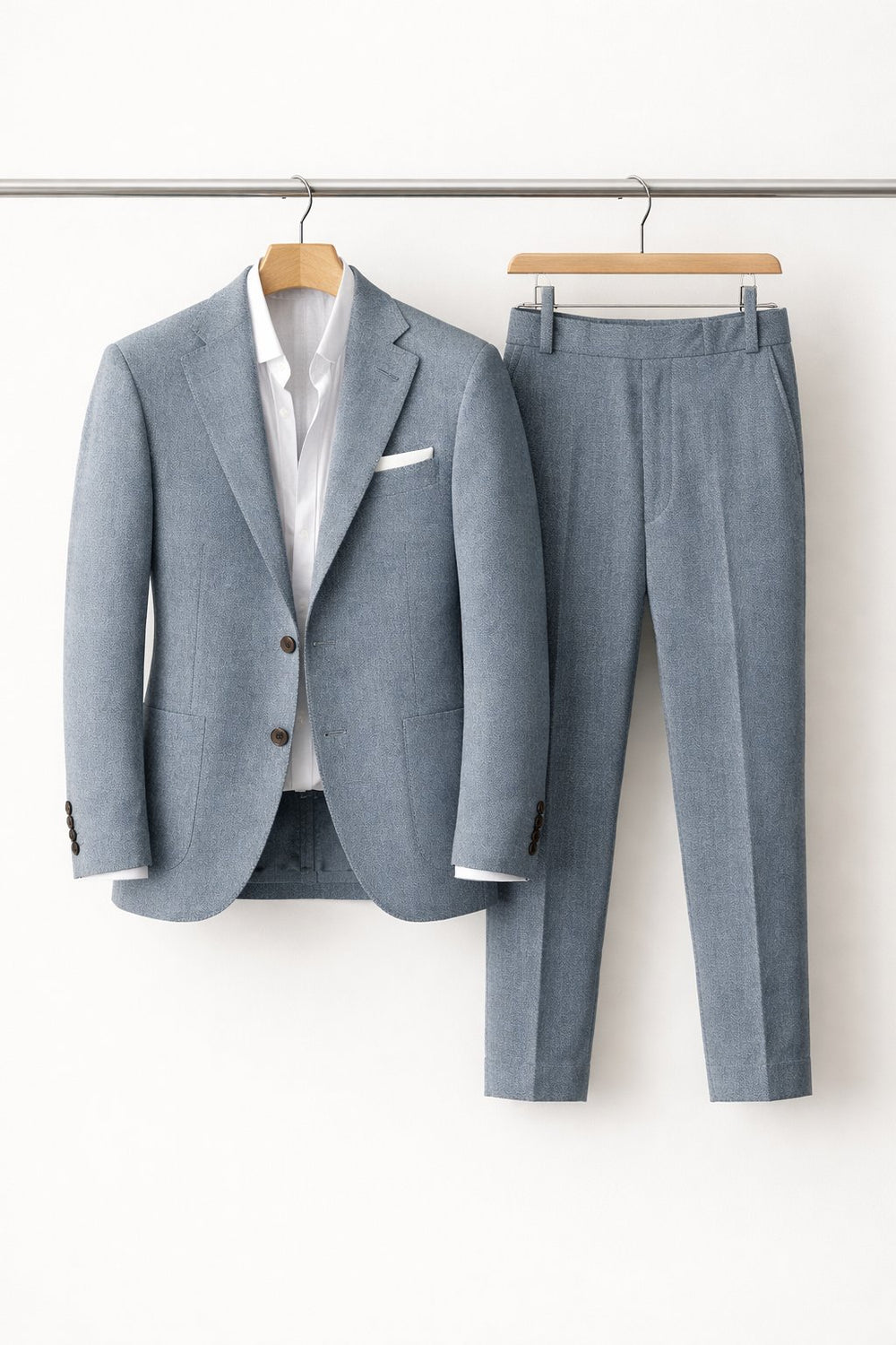 Herren Slim-Fit Nylon Two-Piece Set Business Anzug