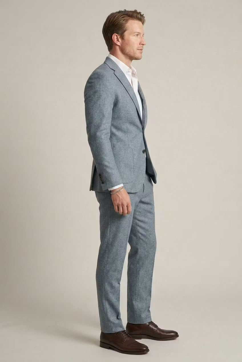 Herren Slim-Fit Nylon Two-Piece Set Business Anzug