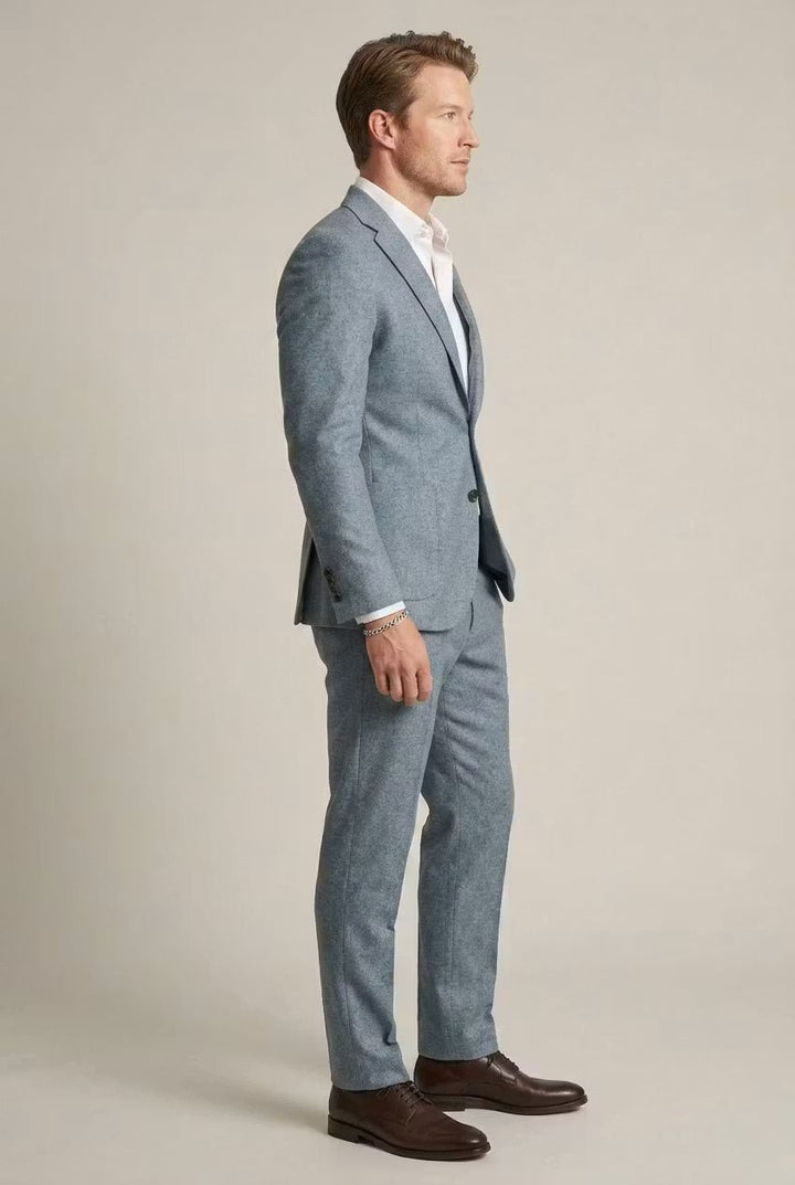 Herren Slim-Fit Nylon Two-Piece Set Business Anzug