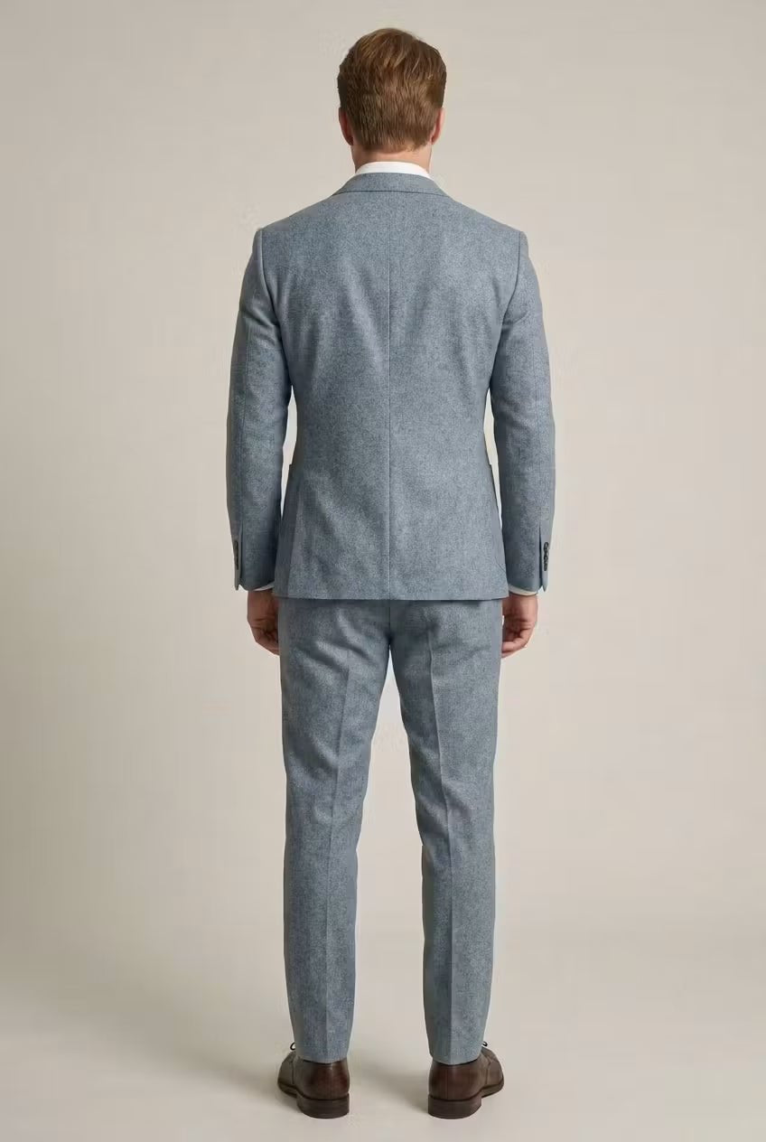Herren Slim-Fit Nylon Two-Piece Set Business Anzug