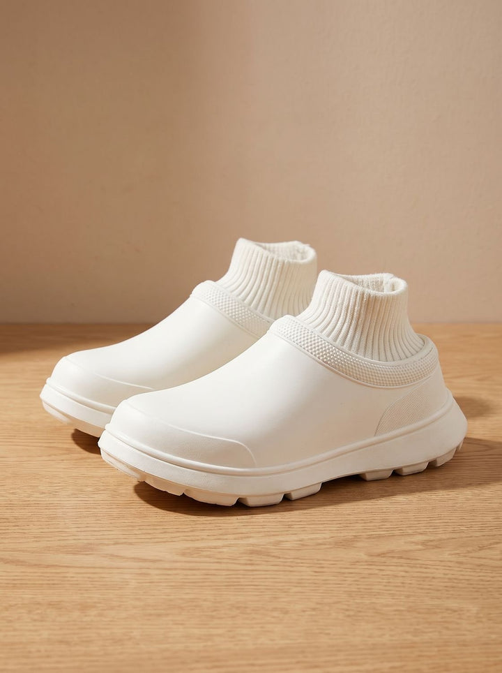 Herren Slip-on Socken-Sneaker mit rutschfester Plateausohle