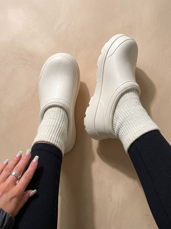 Herren Slip-on Socken-Sneaker mit rutschfester Plateausohle