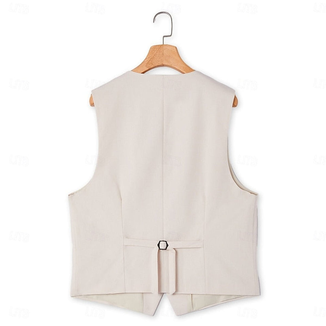 Herren Sommer Zweiteiler Weste und Shorts Set