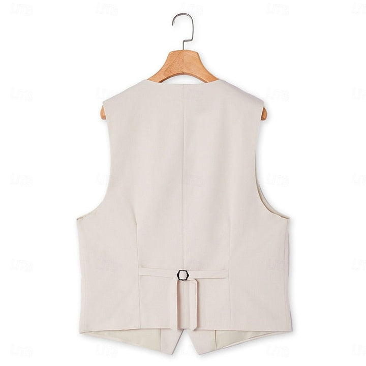 Herren Sommer Zweiteiler Weste und Shorts Set