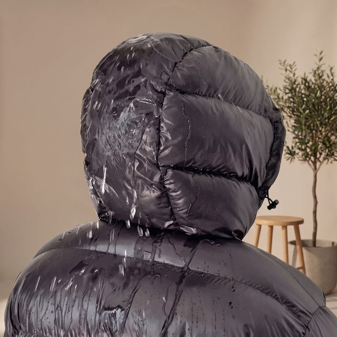 Herren Steppjacke Gefütterte Kapuzenjacke Regular Fit