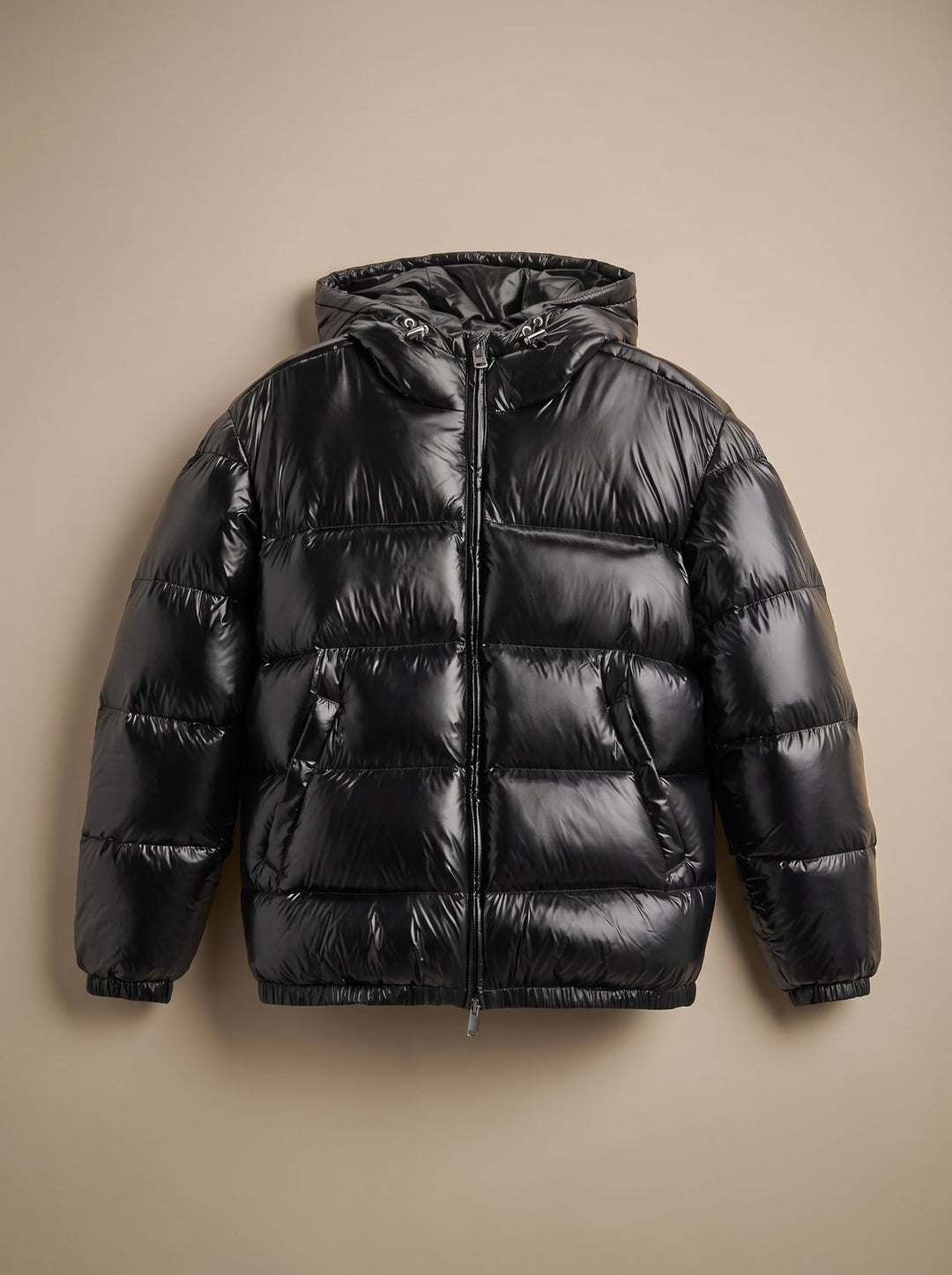 Herren Steppjacke mit Kapuze Wasserabweisende Daunenjacke