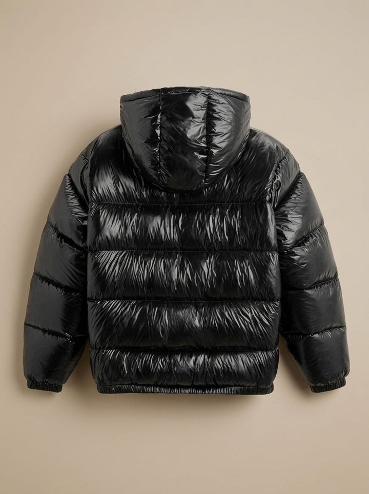 Herren Steppjacke mit Kapuze Wasserabweisende Daunenjacke