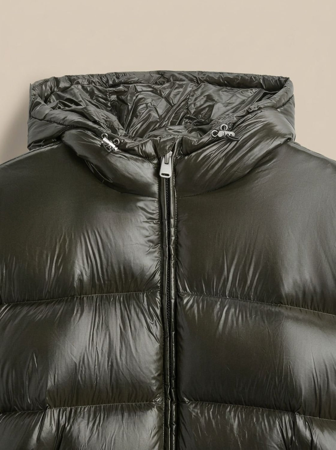 Herren Steppjacke mit Kapuze Wasserabweisende Daunenjacke