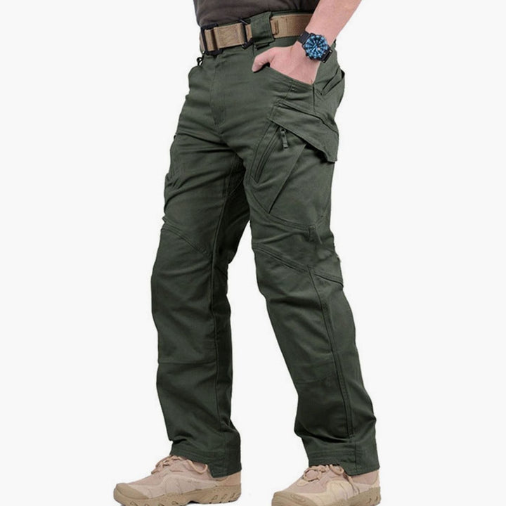 Herren Tactical Cargo Hose Outdoor Wandern Mehrfachtaschen Verstärkte Nähte - Grün