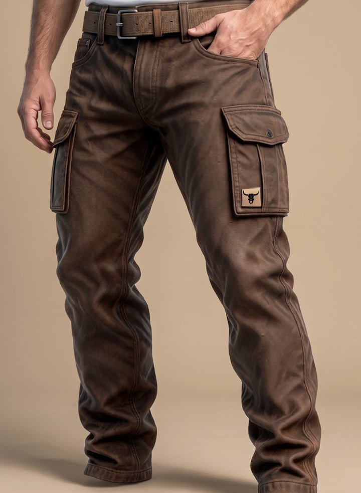 Herren Utility-Cargohose mit geraden Beinen und isolierter Fütterung