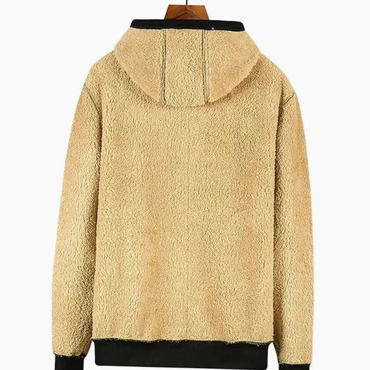 Herren Winterjacke mit Fleece-Futter und Kapuze