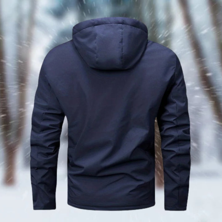Herren Winterjacke wasserdicht gefüttert mit Kapuze