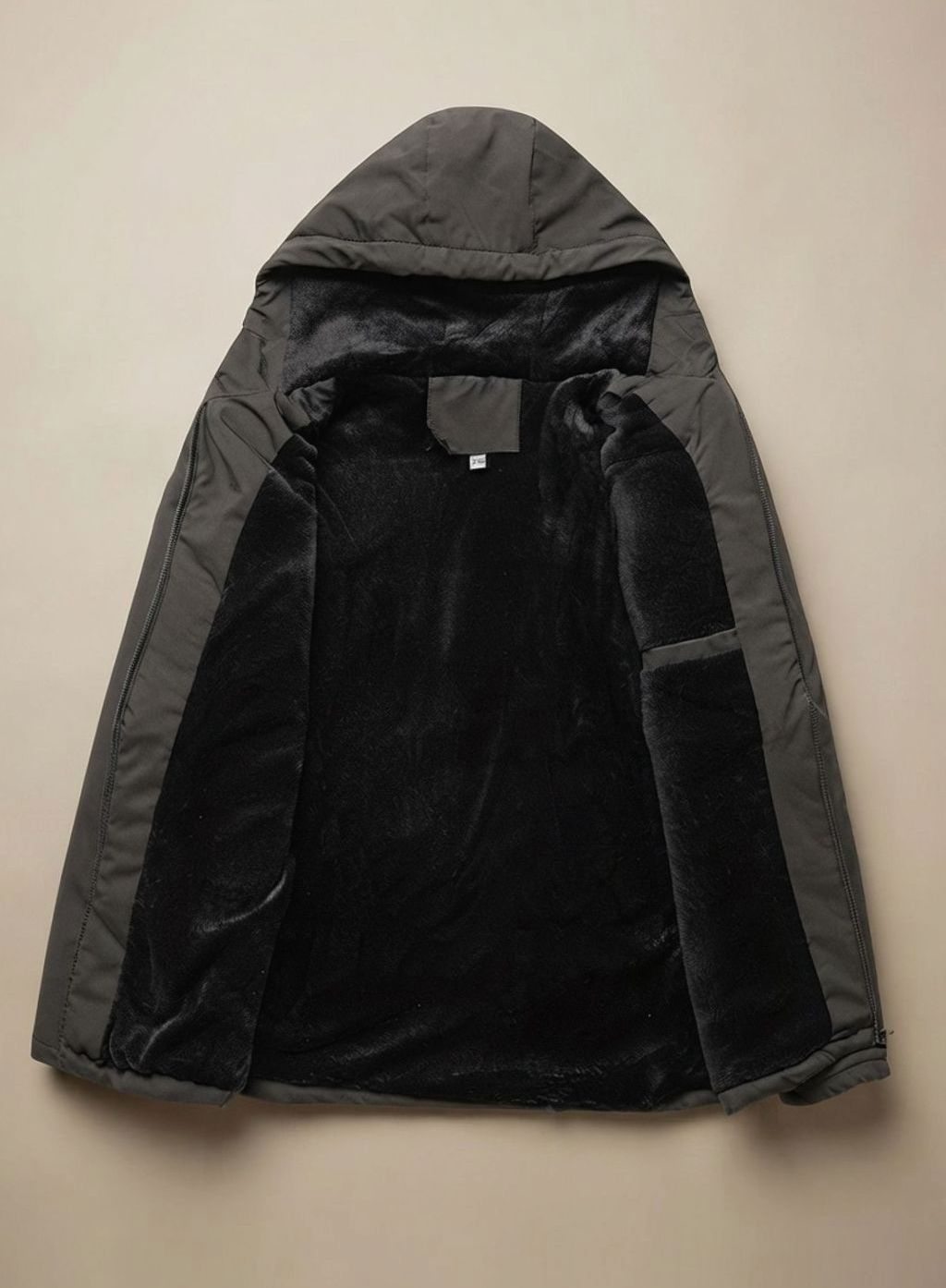 Herren Winterjacke Wasserdichte Kapuzenjacke Warm Gefüttert