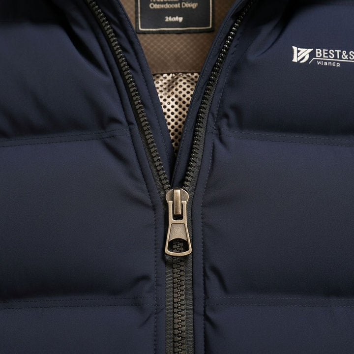 Herren Wintermantel Oversized Kapuzenmantel Gefüttert