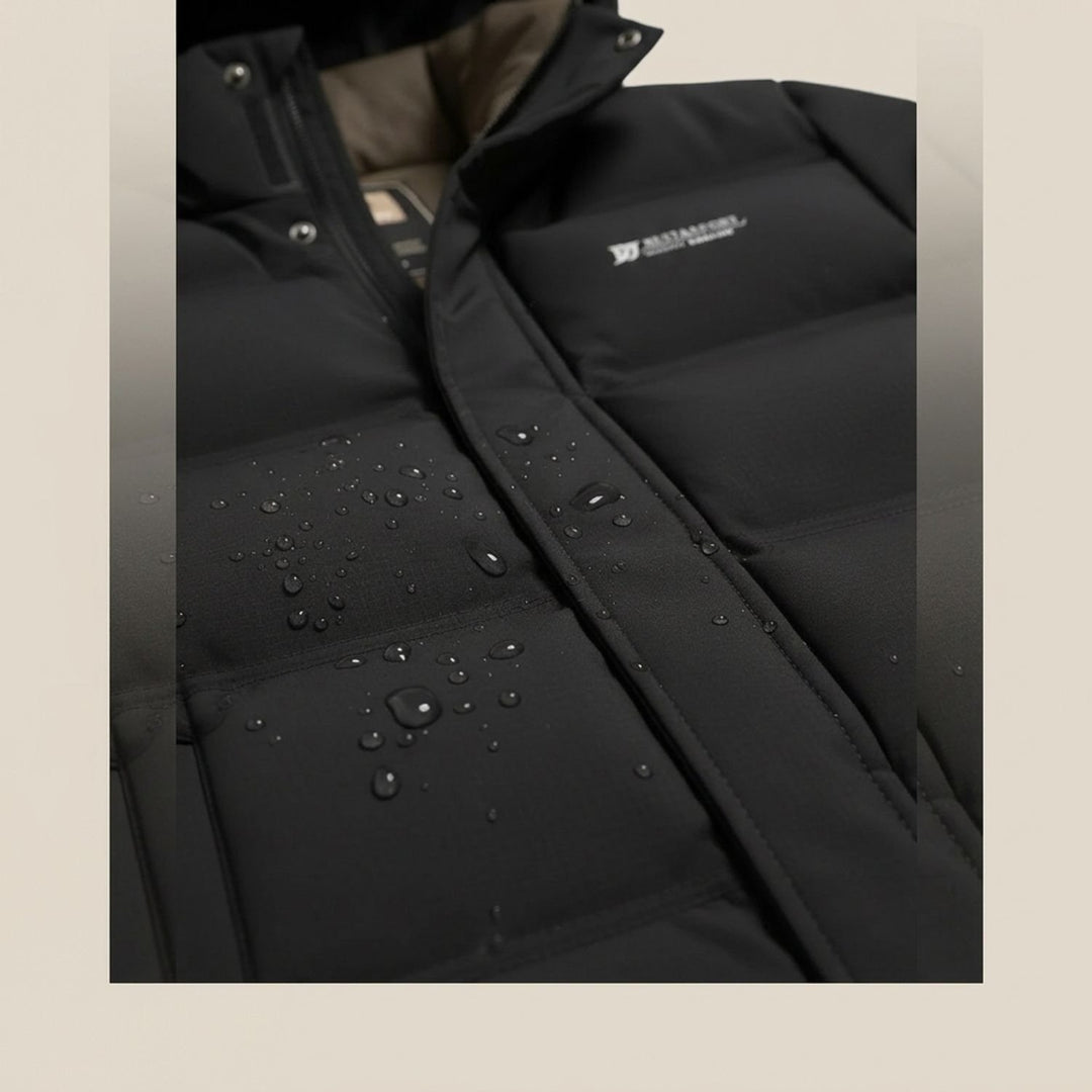 Herren Wintermantel Oversized Kapuzenmantel Gefüttert