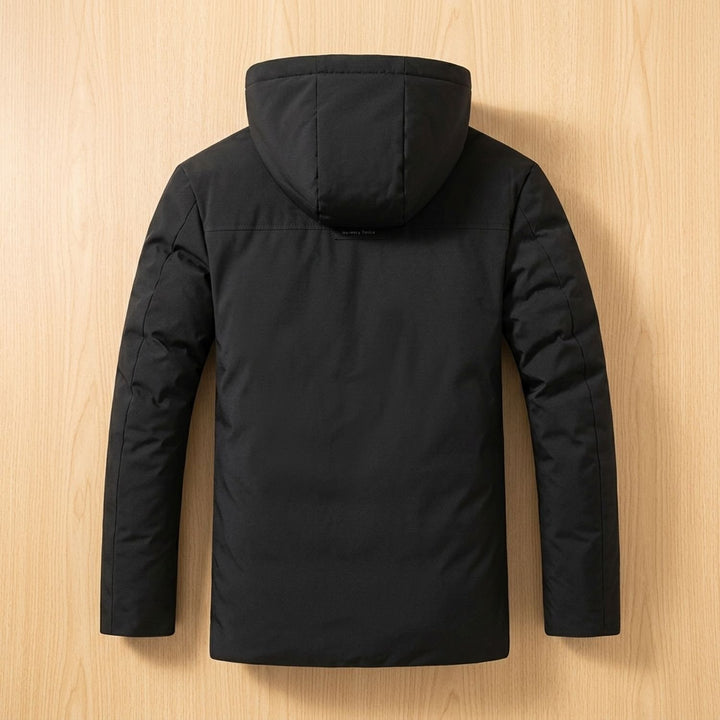 Herren Wintermantel Oversized Kapuzenmantel Gefüttert