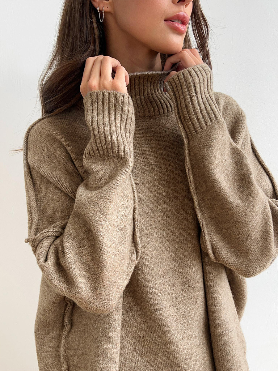 Eva | Damen Gemütliches Oversize Strickpullover Lounge-Set