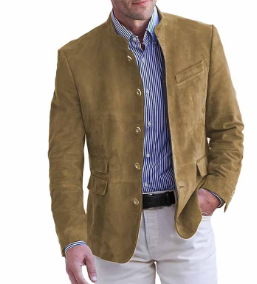 Anton | Herren Eleganter Freizeitblazer mit Knopfverschluss