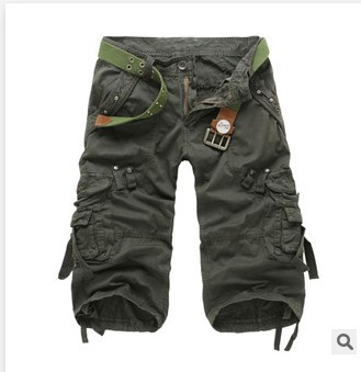 Heinrich | Herren Multi-Taschen Gürtel Cargo-Shorts