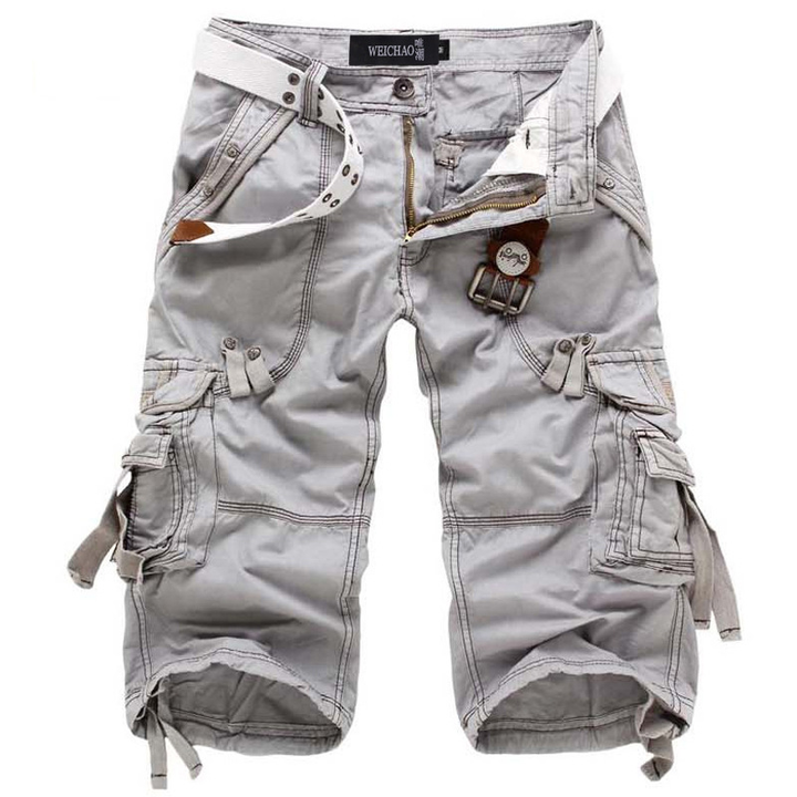 Heinrich | Herren Multi-Taschen Gürtel Cargo-Shorts