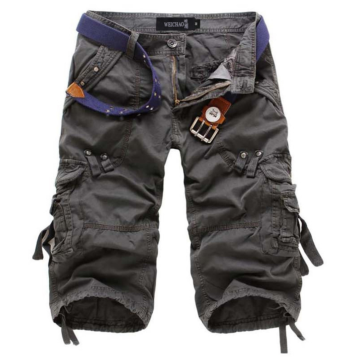 Heinrich | Herren Multi-Taschen Gürtel Cargo-Shorts