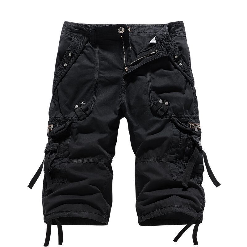 Heinrich | Herren Multi-Taschen Gürtel Cargo-Shorts