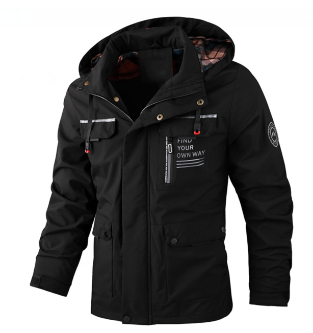 Christian | Herren Leichte Wasserdichte Regenjacke für den Winter