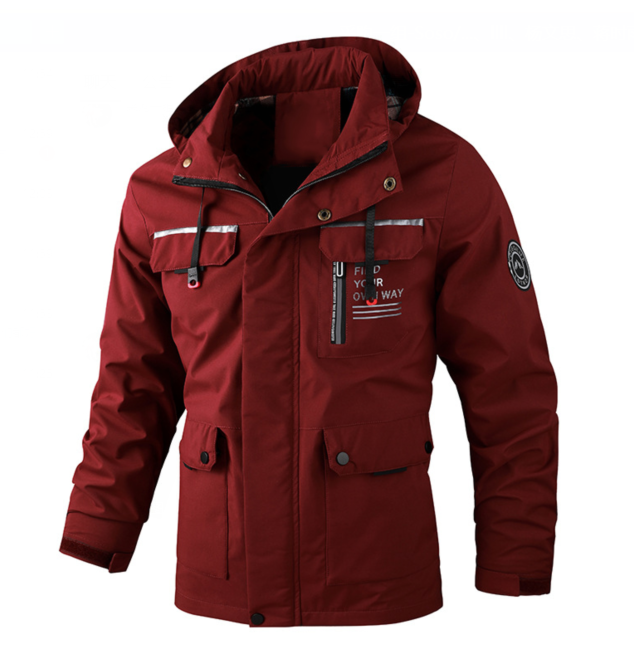 Christian | Herren Leichte Wasserdichte Regenjacke für den Winter