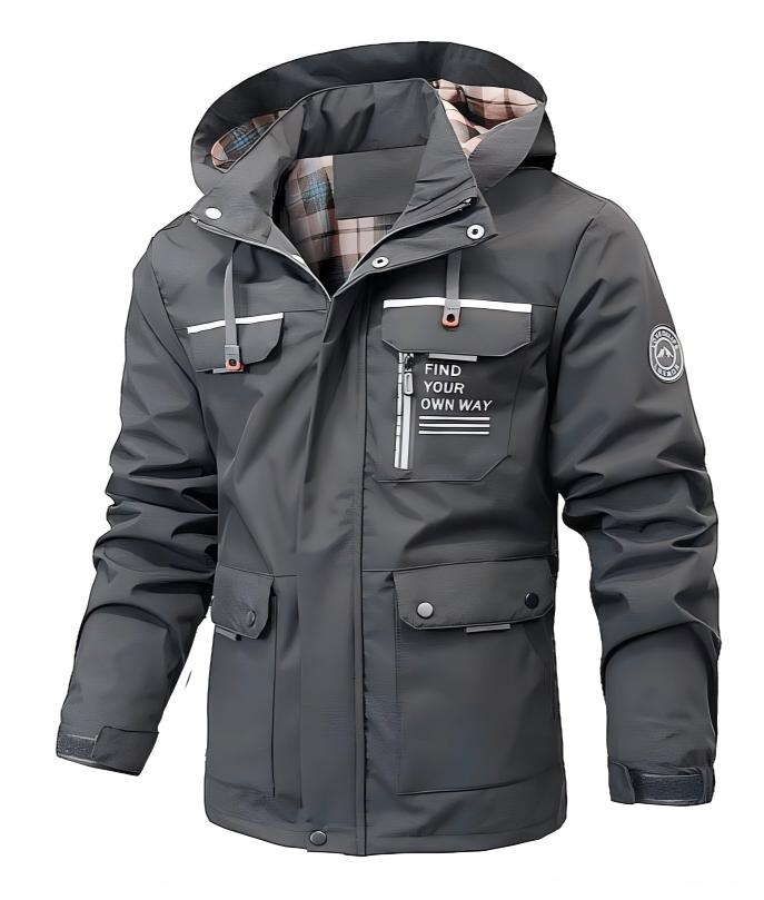 Christian | Herren Leichte Wasserdichte Regenjacke für den Winter