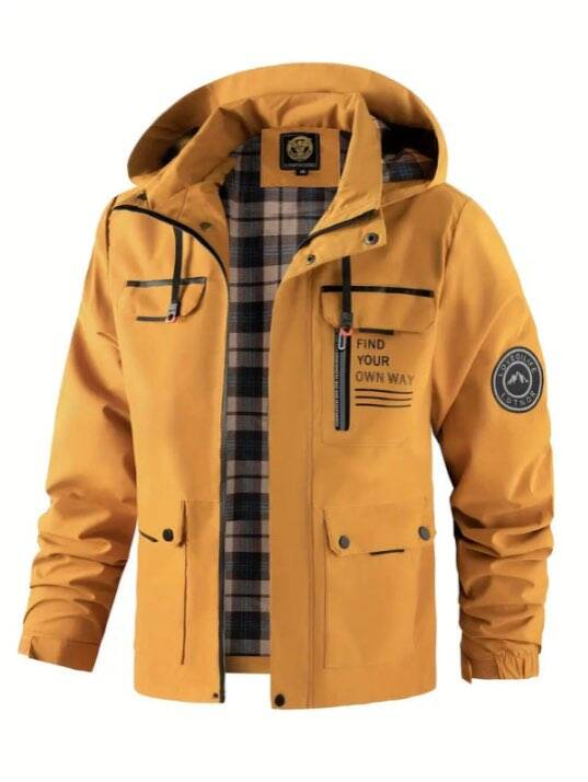 Christian | Herren Leichte Wasserdichte Regenjacke für den Winter