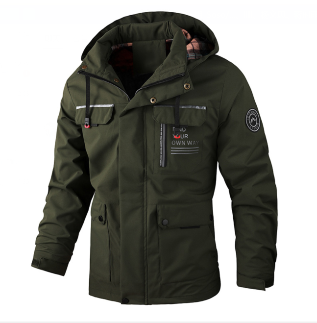 Christian | Herren Leichte Wasserdichte Regenjacke für den Winter