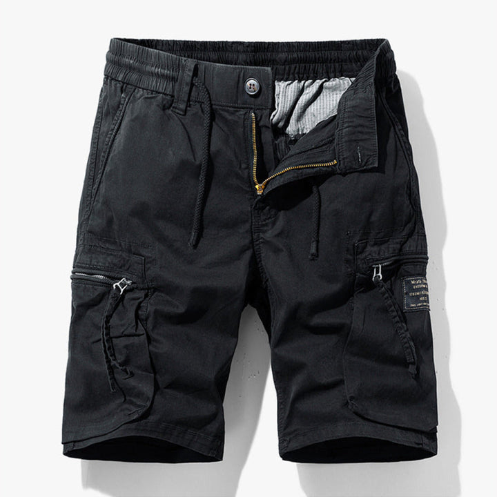 Jakob | Herren Kordelzug Multi-Taschen Cargo-Shorts