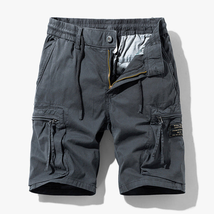 Jakob | Herren Kordelzug Multi-Taschen Cargo-Shorts