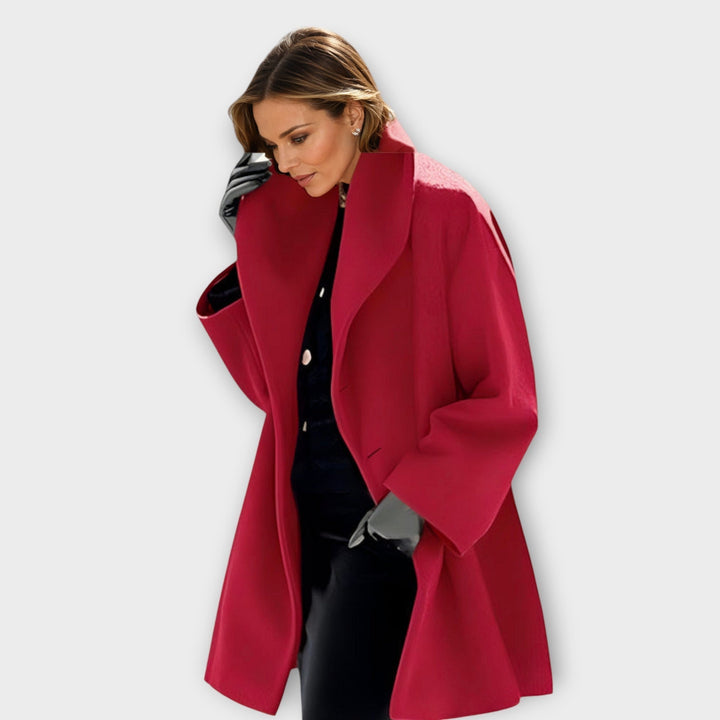 Julia | Damen Oversized Wintermantel im modernen Stil