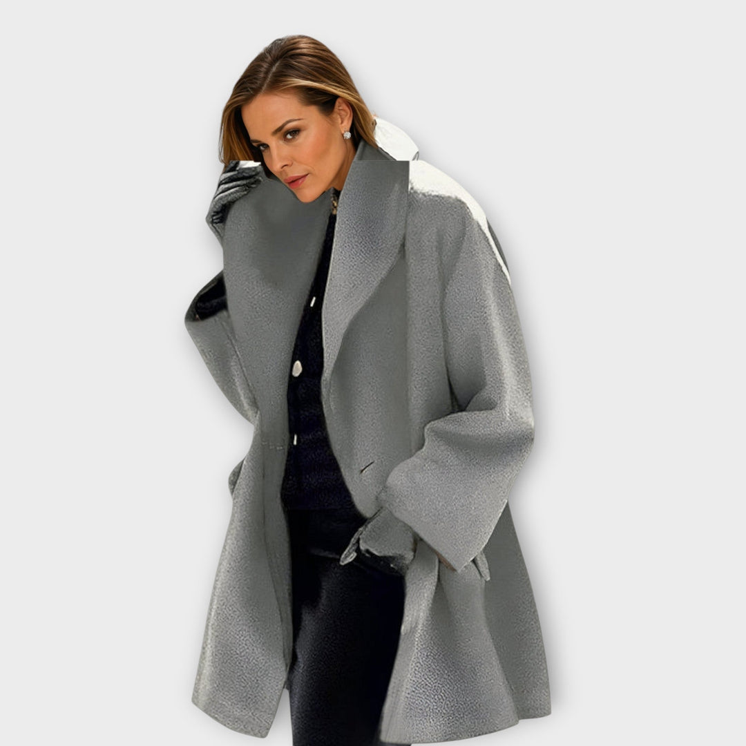 Julia | Damen Oversized Wintermantel im modernen Stil