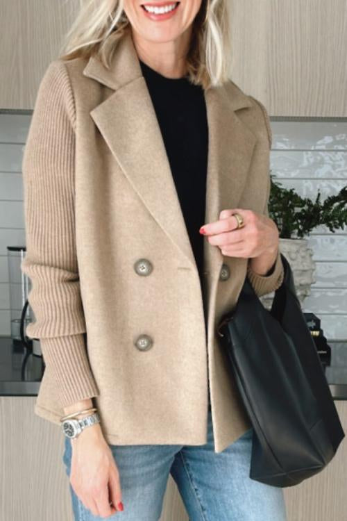 Veronika | Damen Blazer mit langen Ärmeln und Knopfleiste vorne