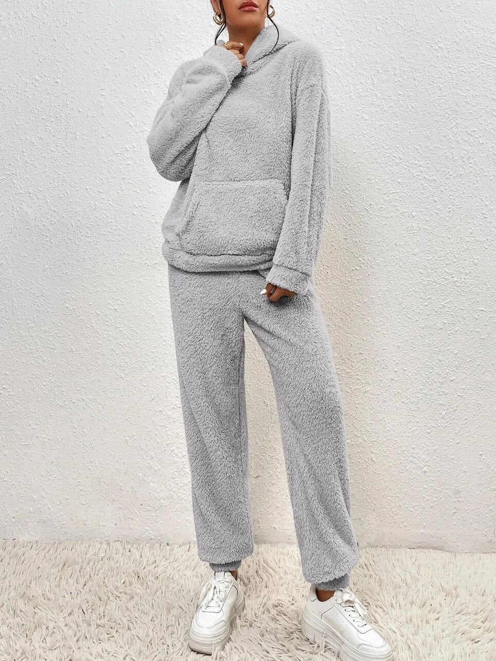Daniela | Damen Gemütliches Zweiteiliges Pullover-Set