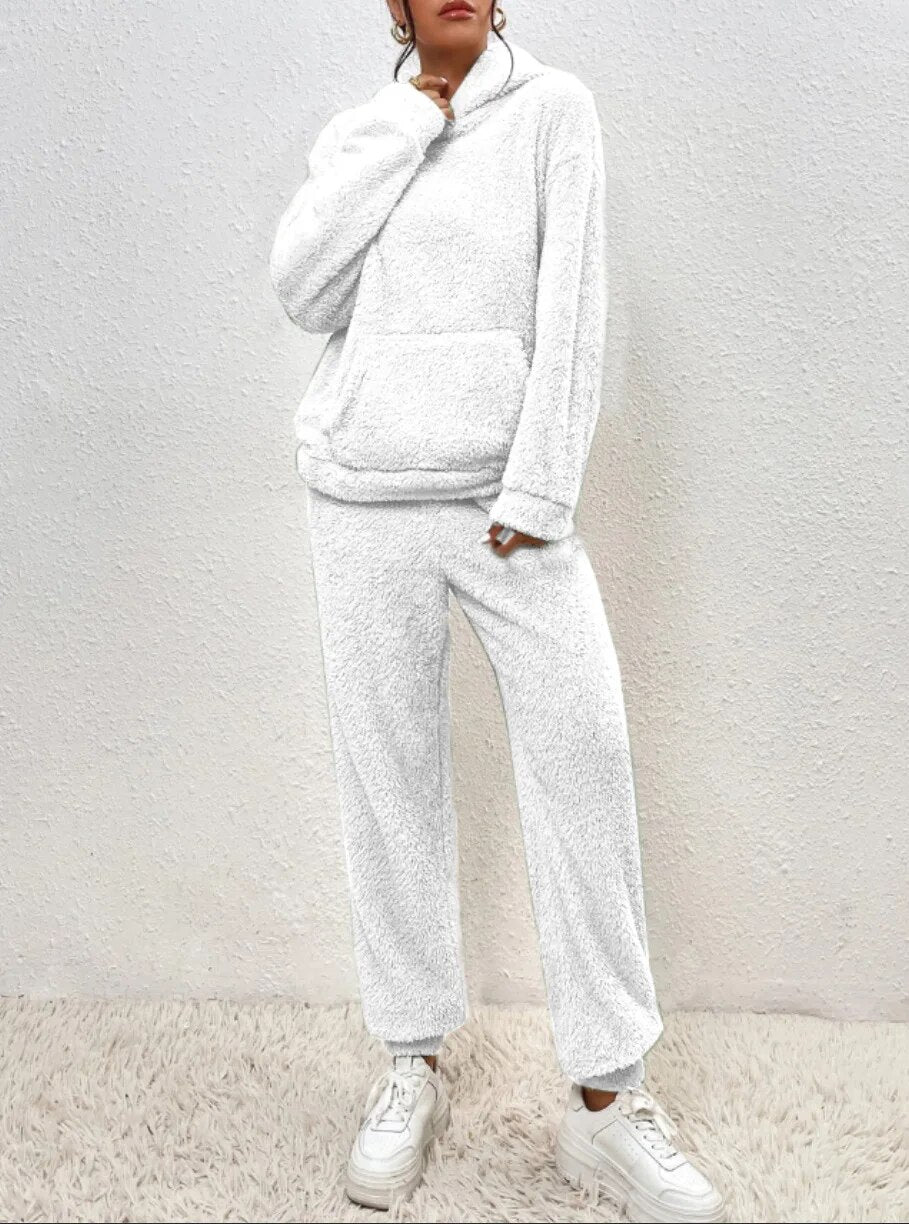 Daniela | Damen Gemütliches Zweiteiliges Pullover-Set