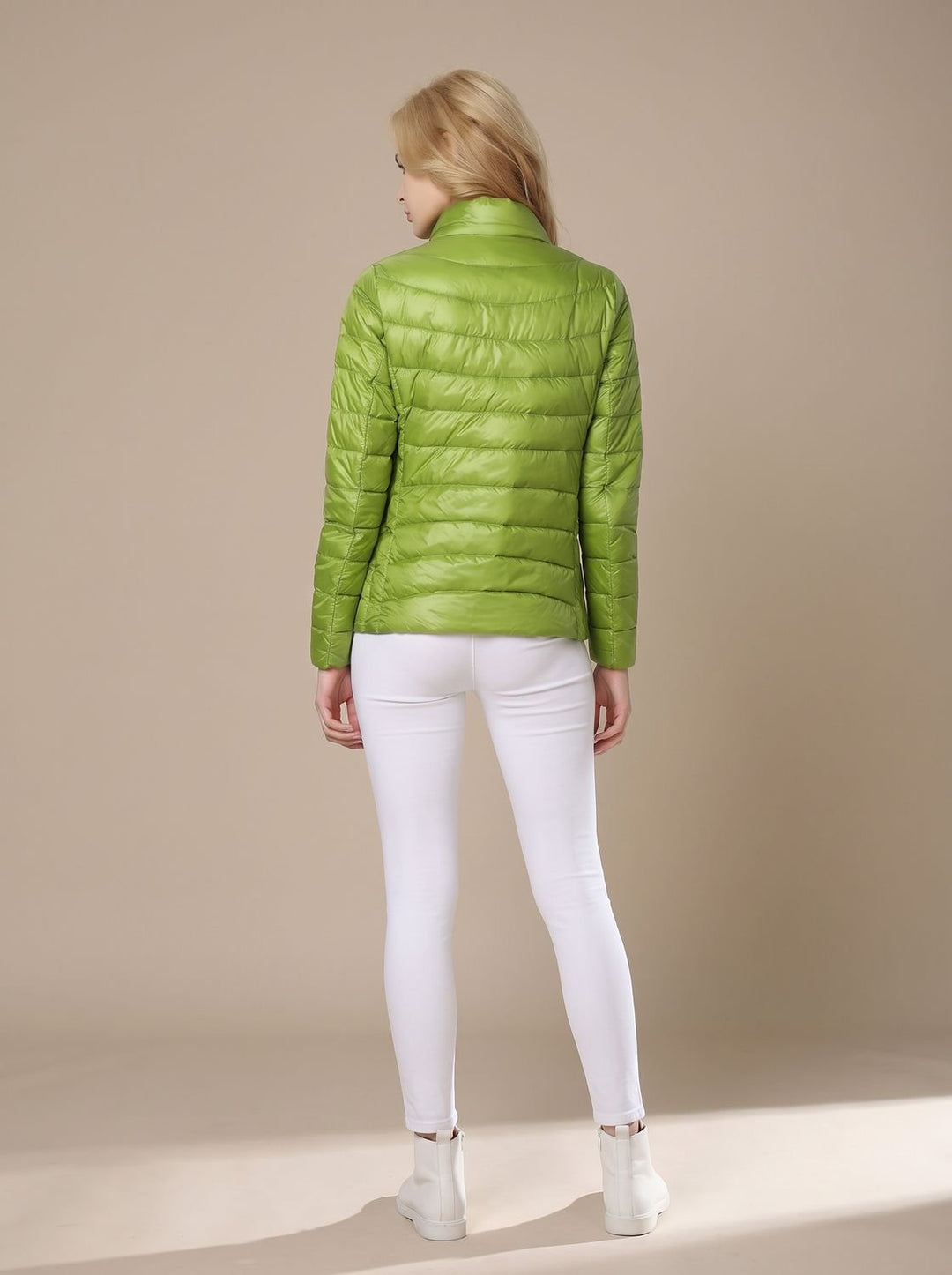 Leichte Daunenjacke Damen wasserdicht gefütterte Steppjacke