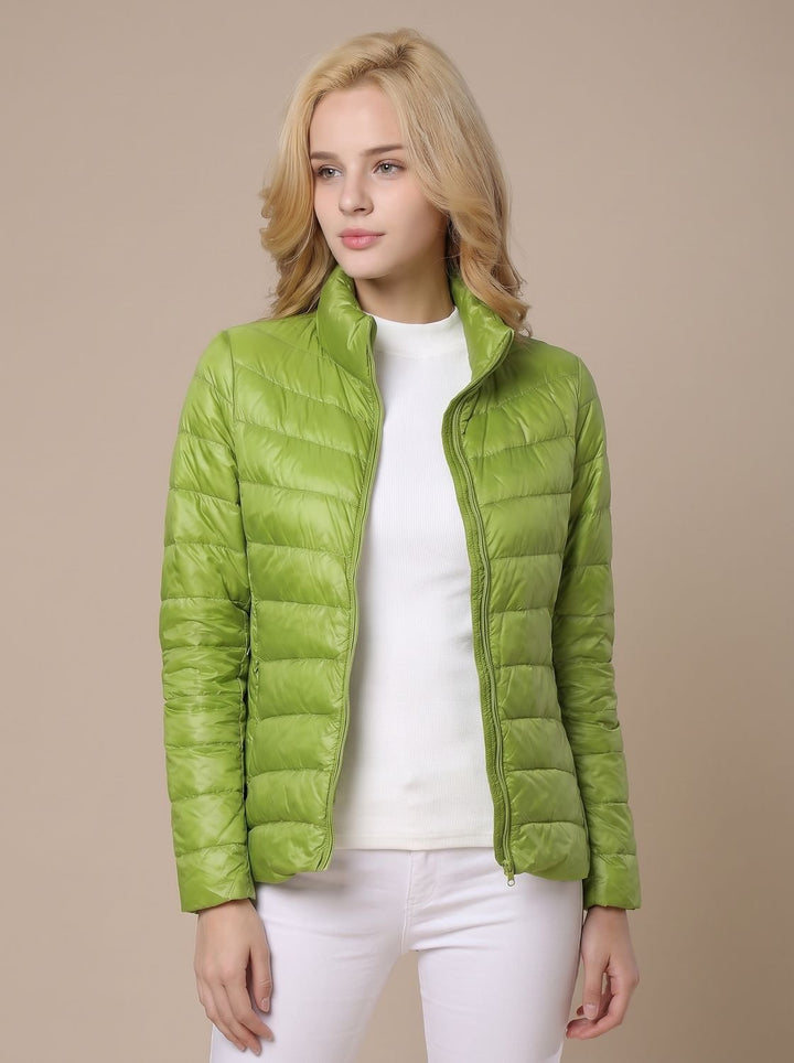 Leichte Daunenjacke Damen wasserdicht gefütterte Steppjacke