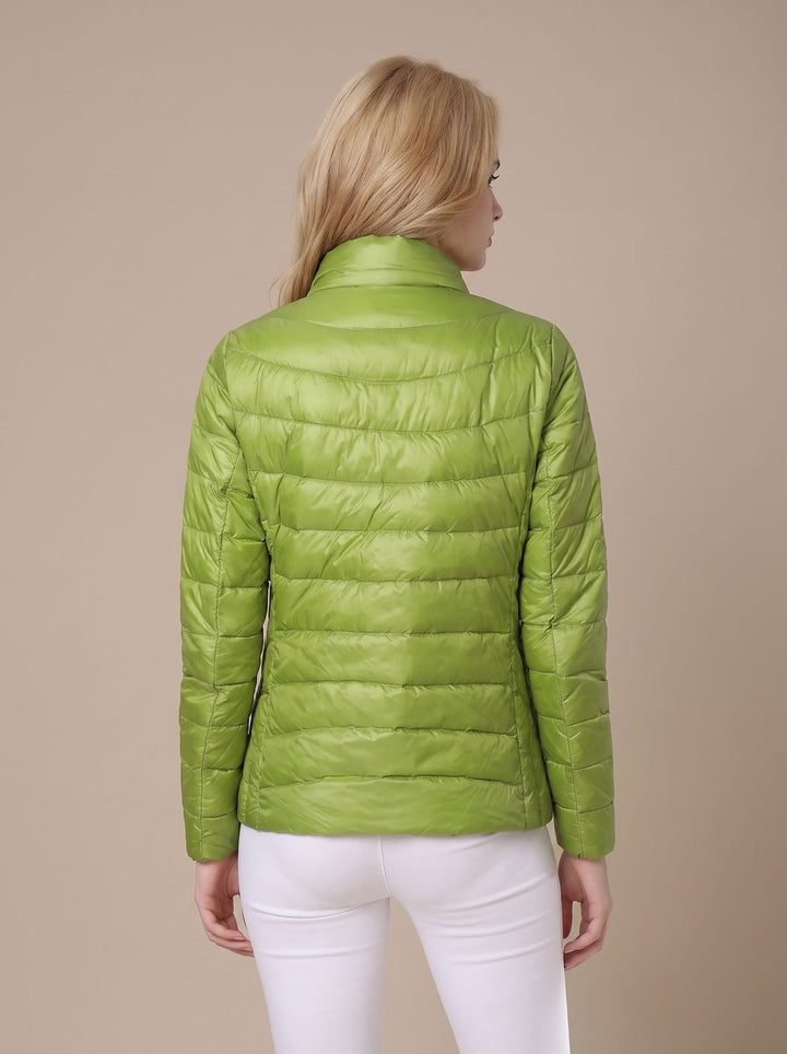 Leichte Daunenjacke Damen wasserdicht gefütterte Steppjacke