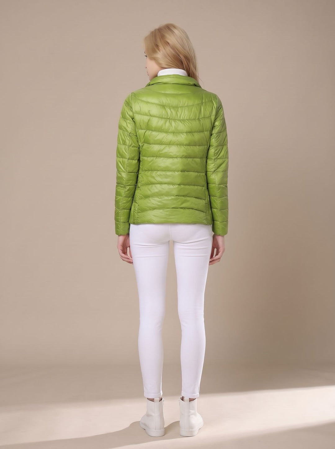 Leichte Daunenjacke Damen wasserdicht gefütterte Steppjacke