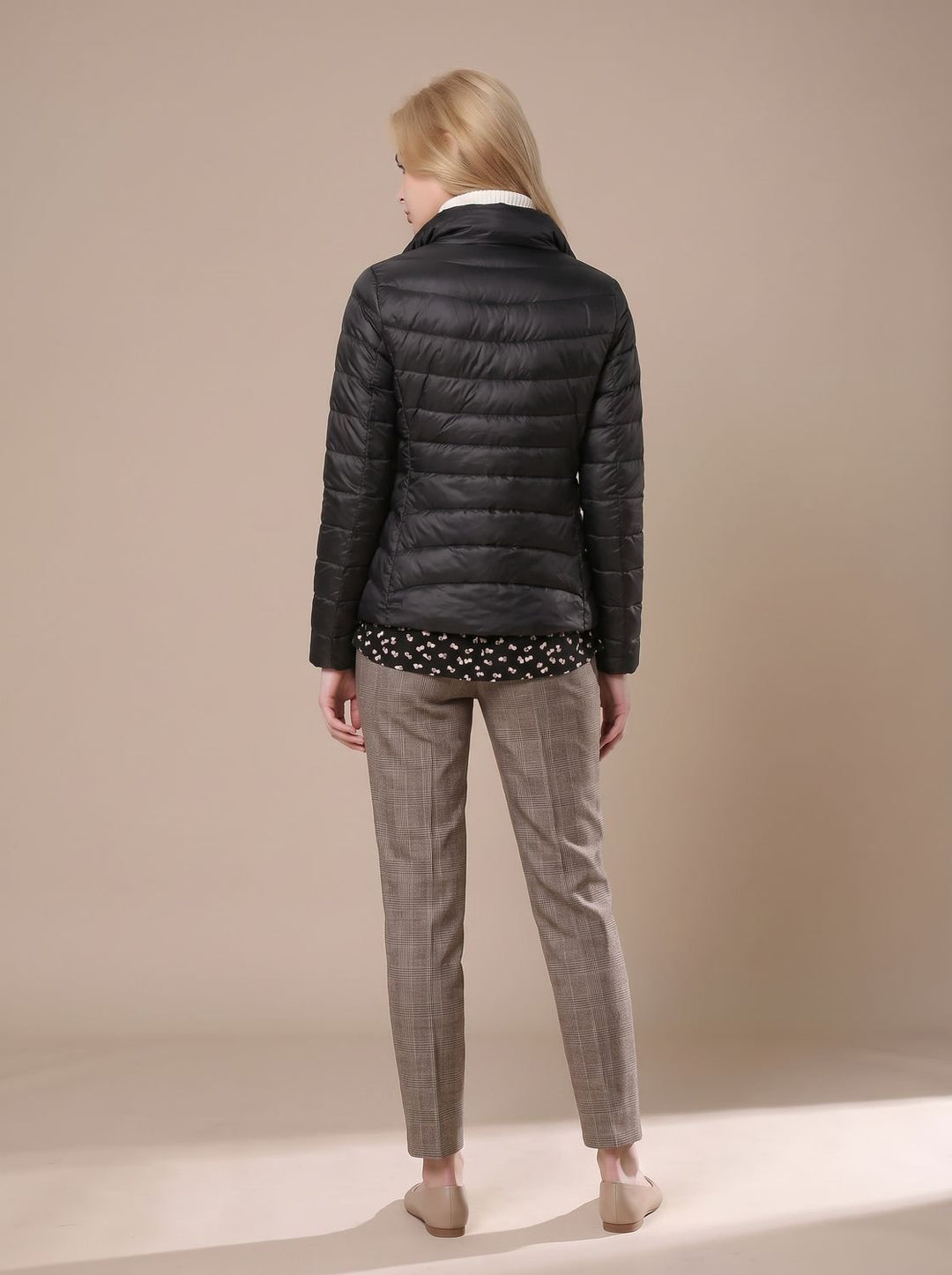 Leichte Daunenjacke Damen wasserdicht gefütterte Steppjacke