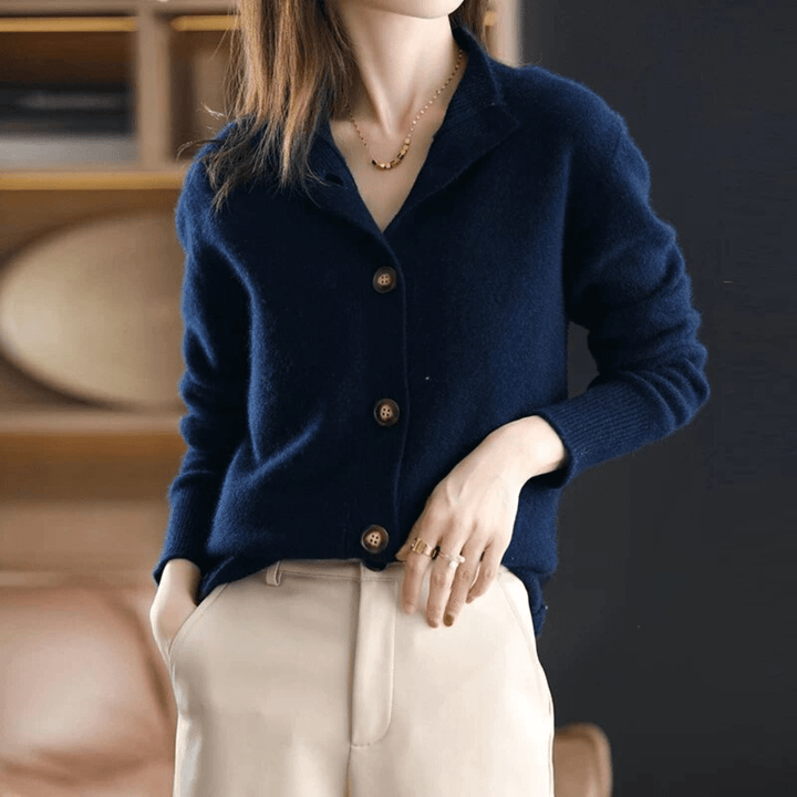 Lara | Damen Leichte Strickjacke im Casual-Stil